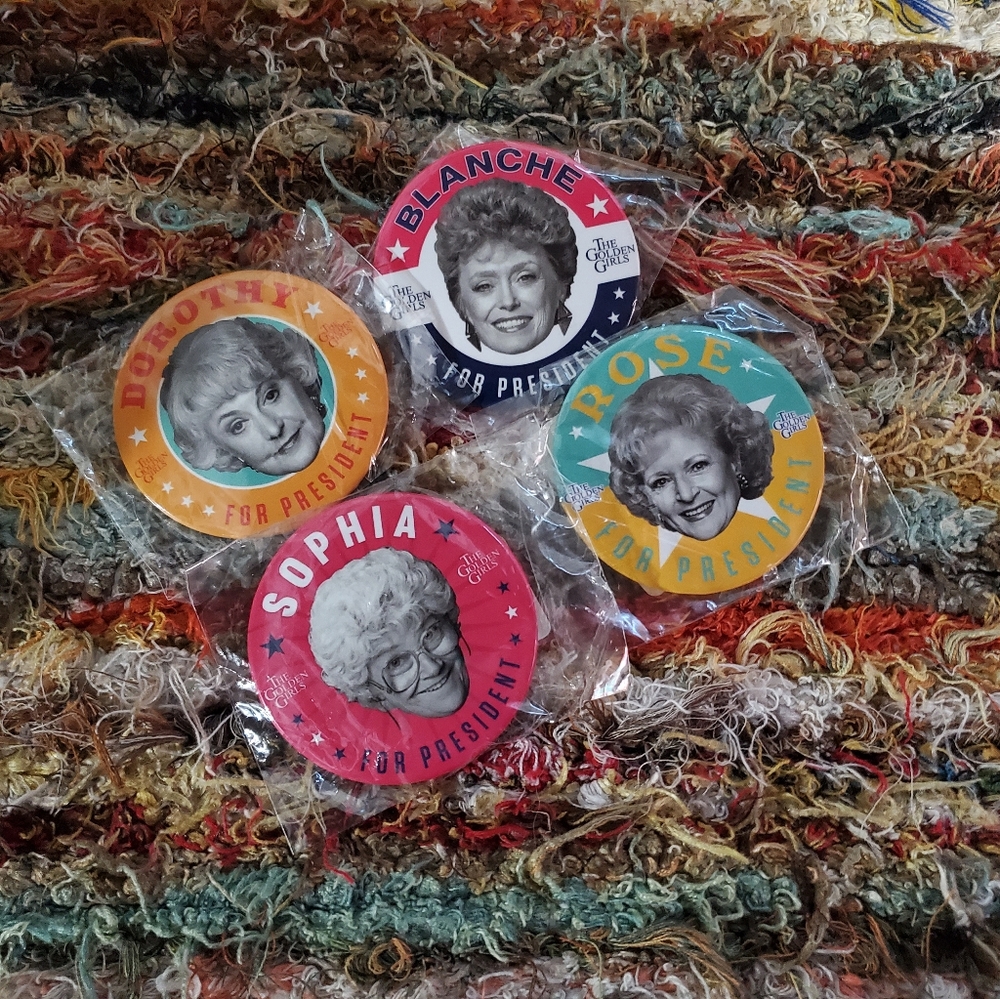 GOLDEN GIRLS Presidential Pins